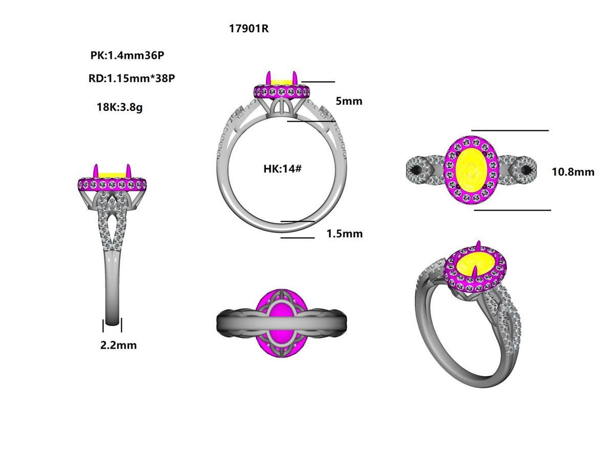 17901R Ring With Diamond
