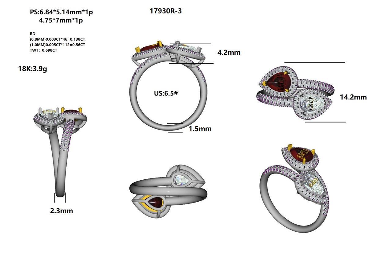 17930R Ring With Diamond