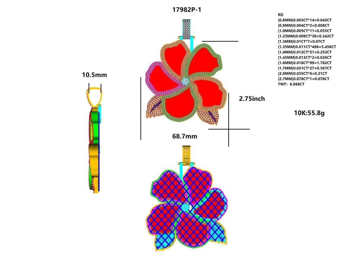 17982P Pendant With Diamond
