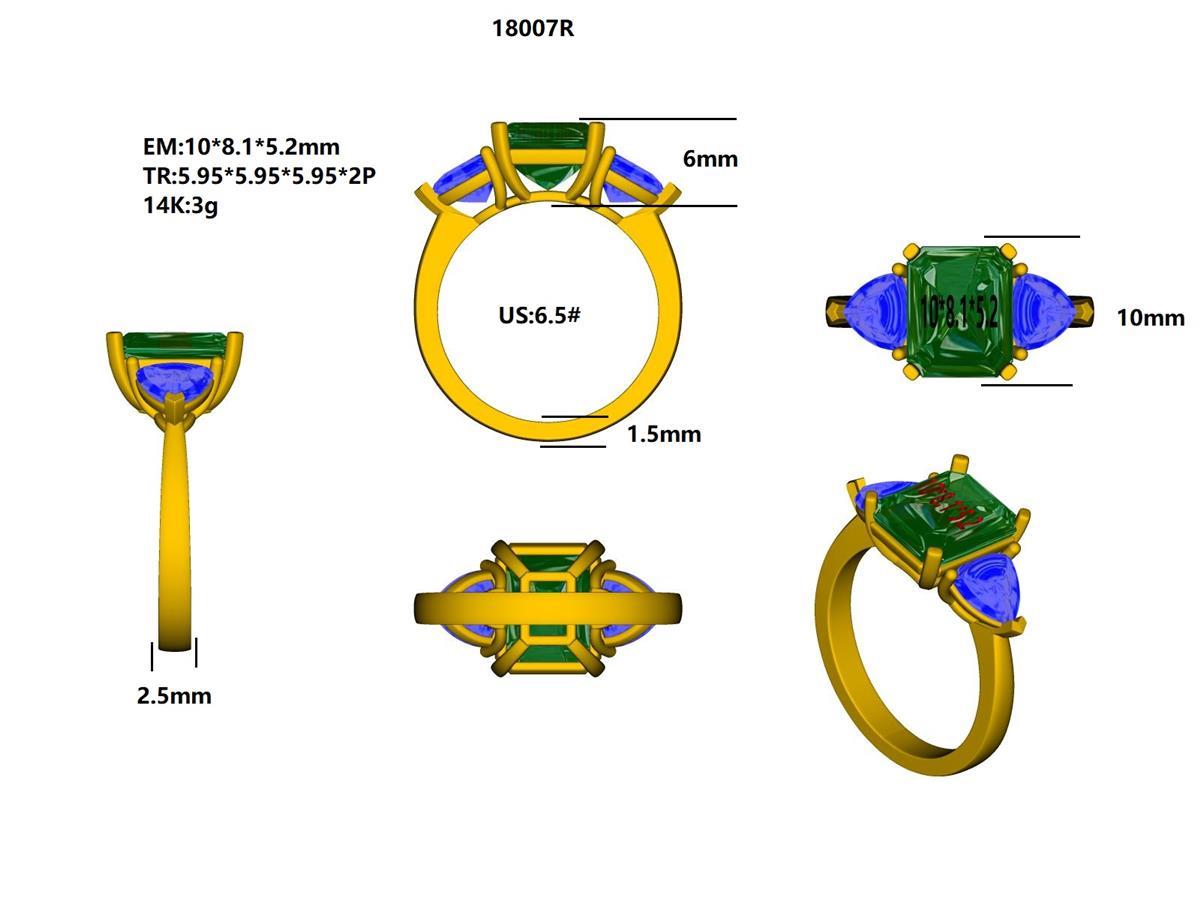 18007R Ring With Diamond