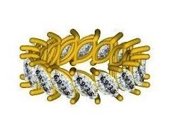 18011R-50PT Ring With Diamond