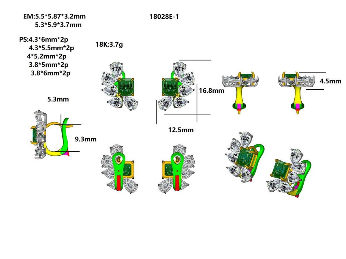 18028E Earring With Diamond