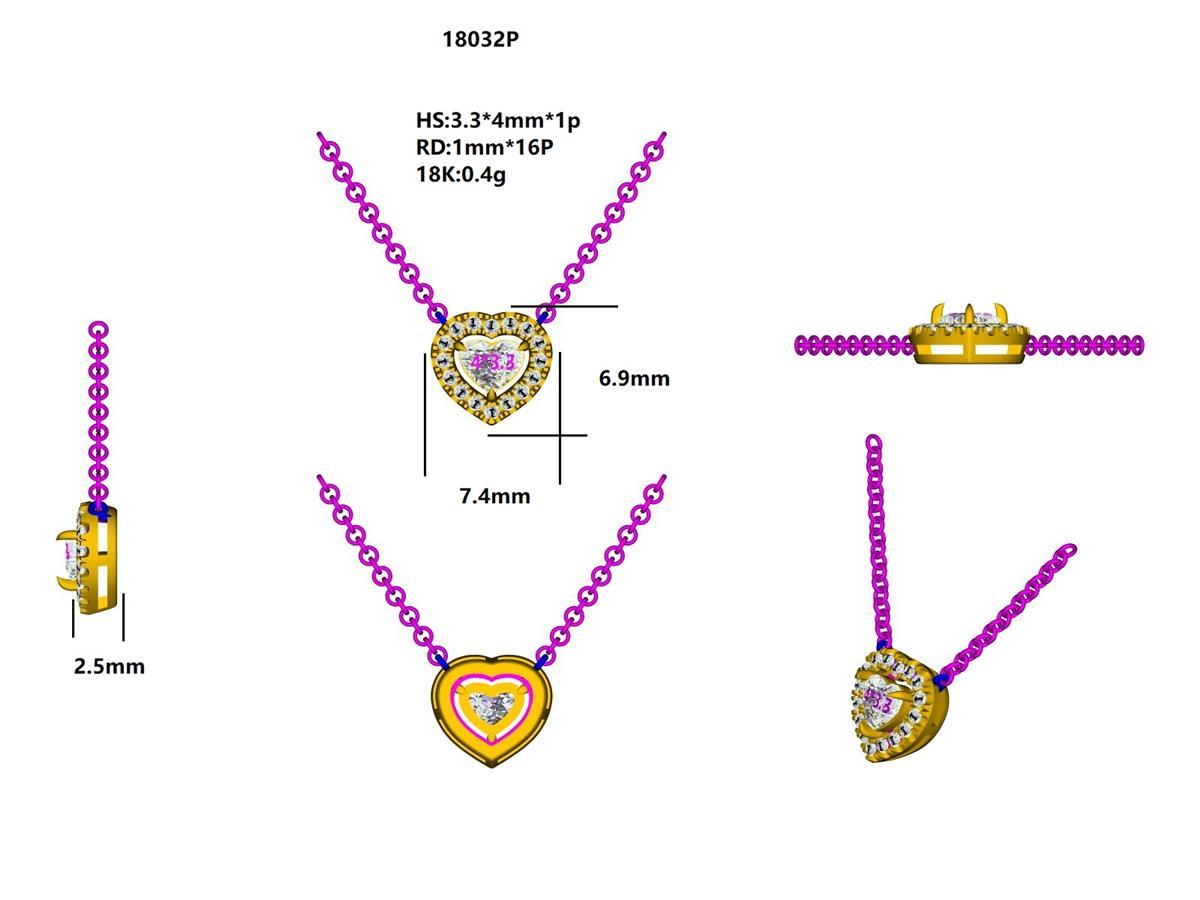 18032N Necklace With Diamond