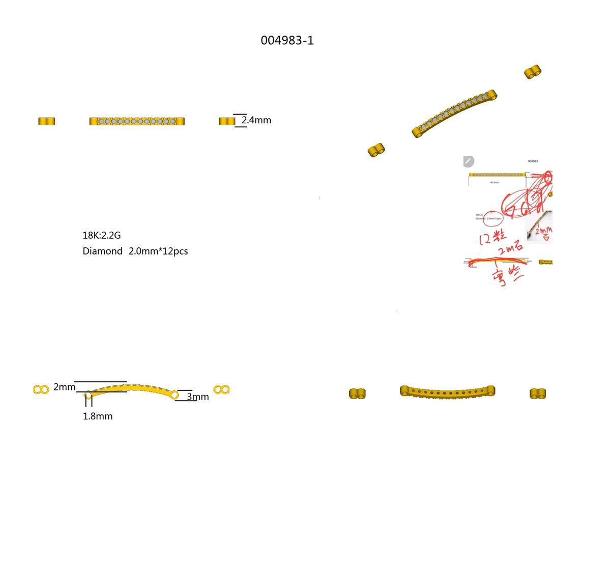 18073BR Bracelet With Diamond
