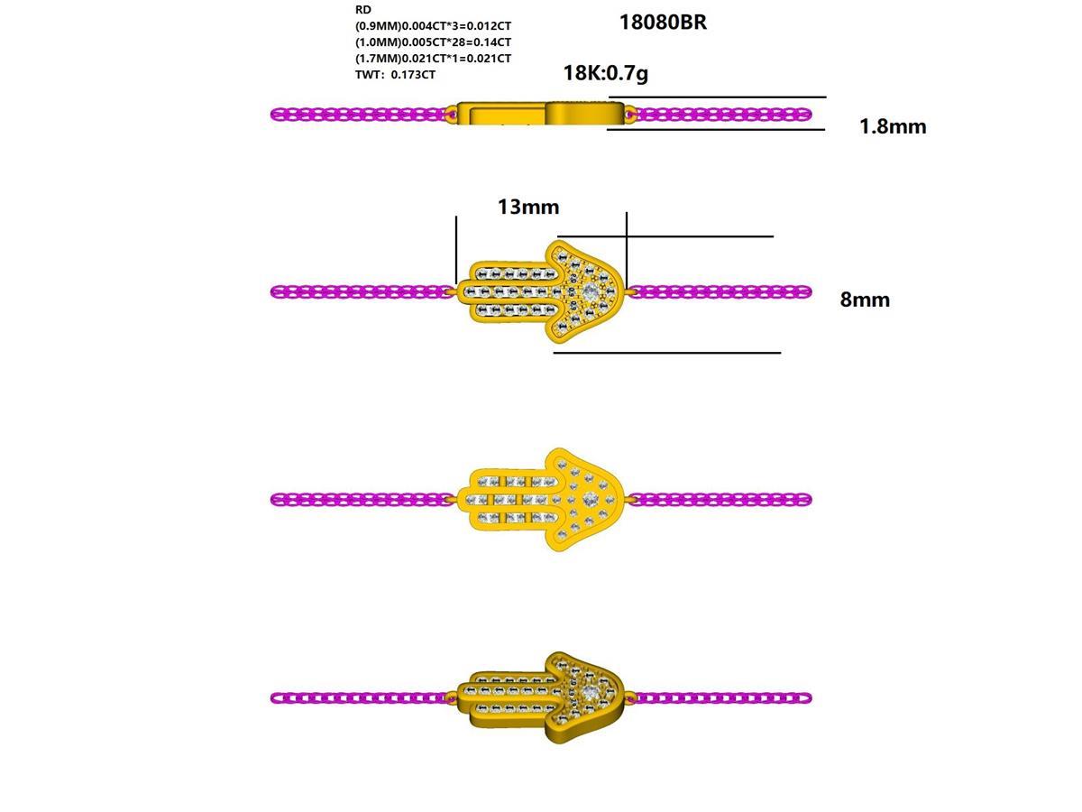 18080BR Bracelet With Diamonds