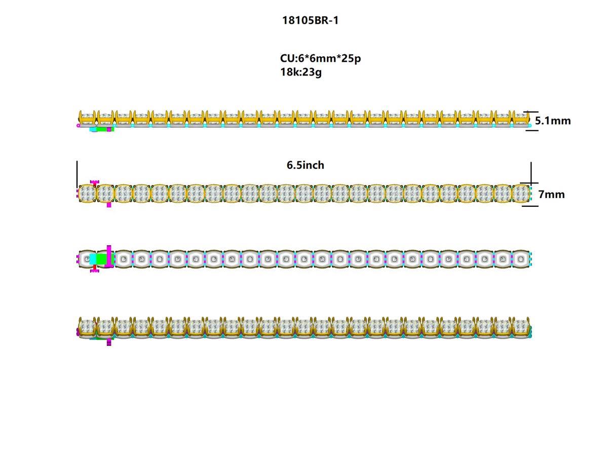 18105BR Bracelet With Diamonds