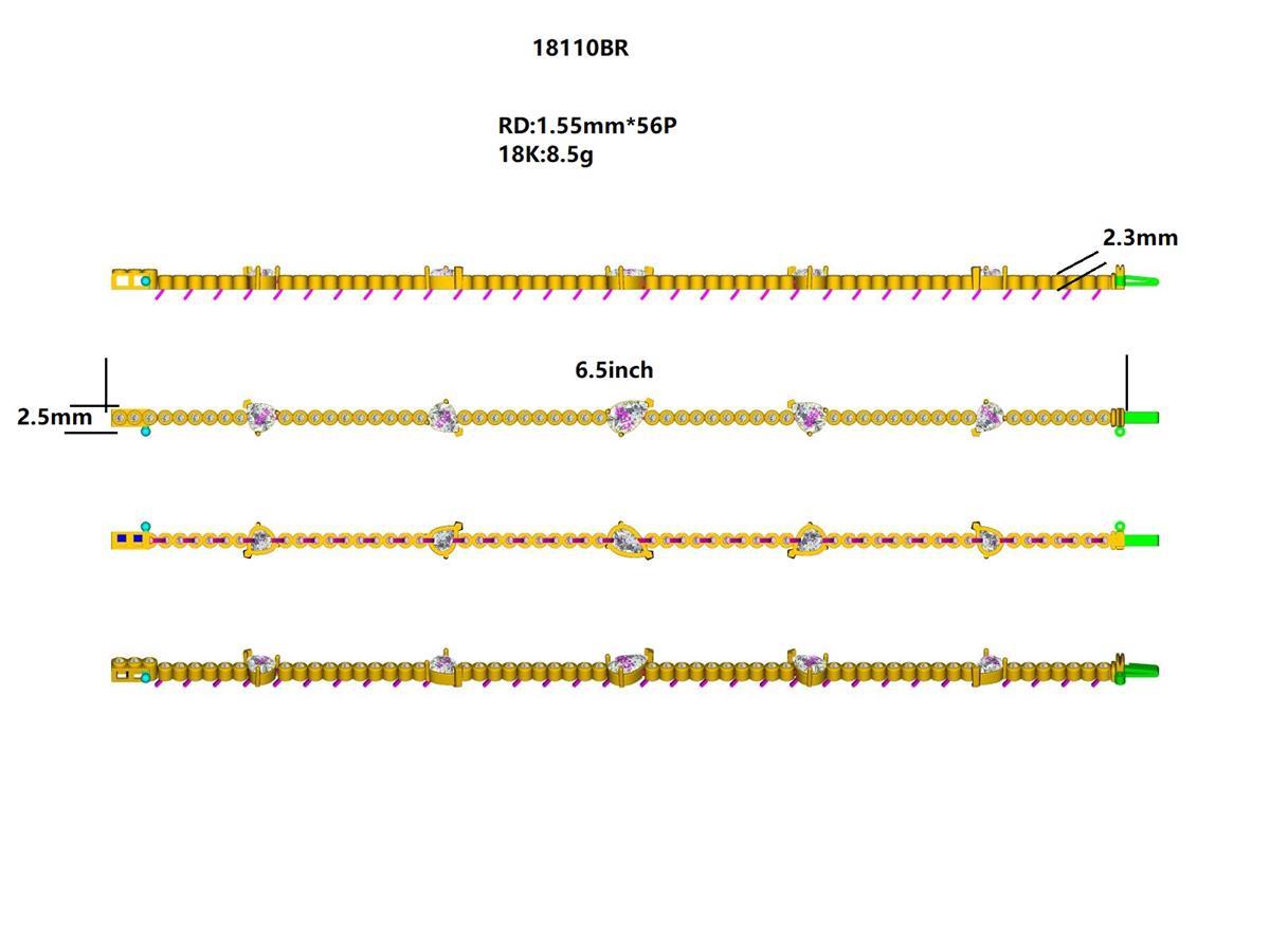 18110BR Bracelet With Diamonds
