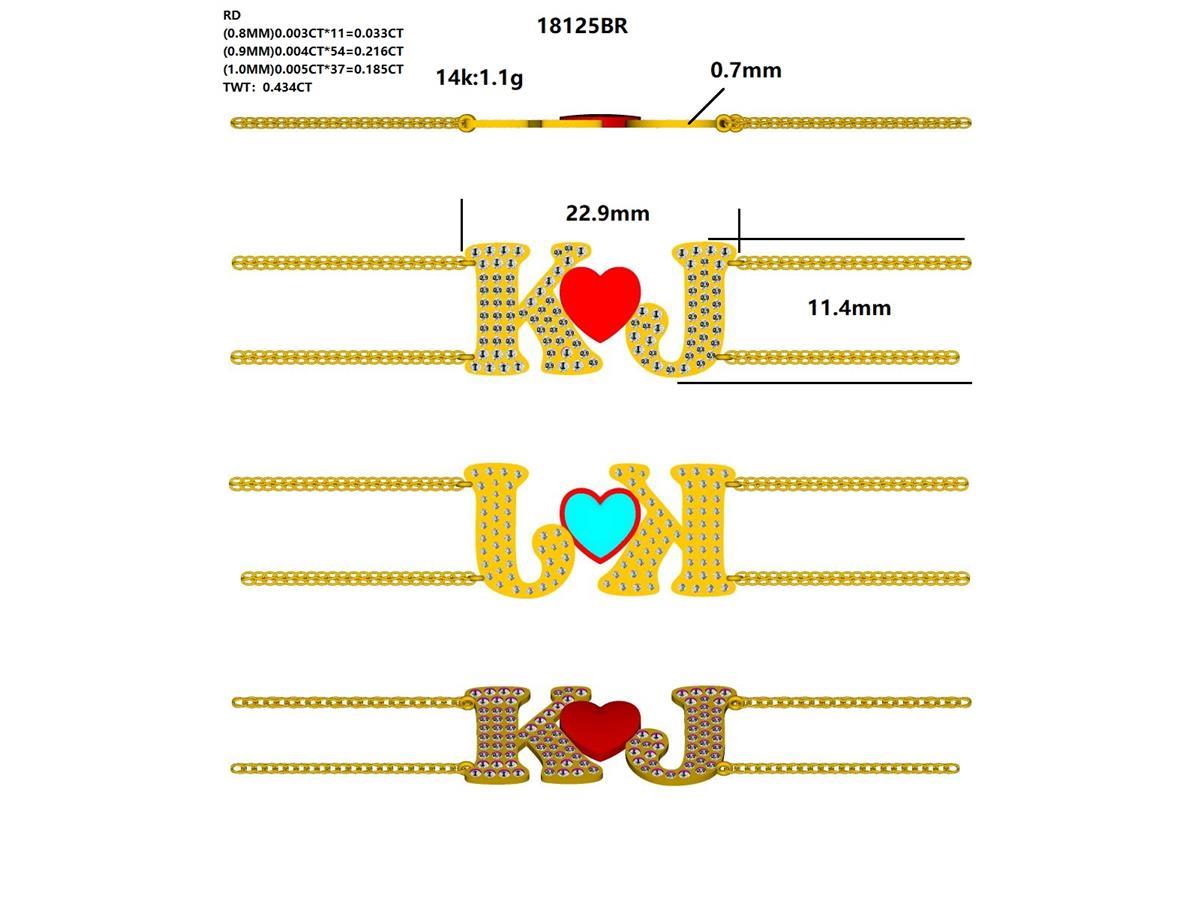 18125BR Bracelet With Diamonds