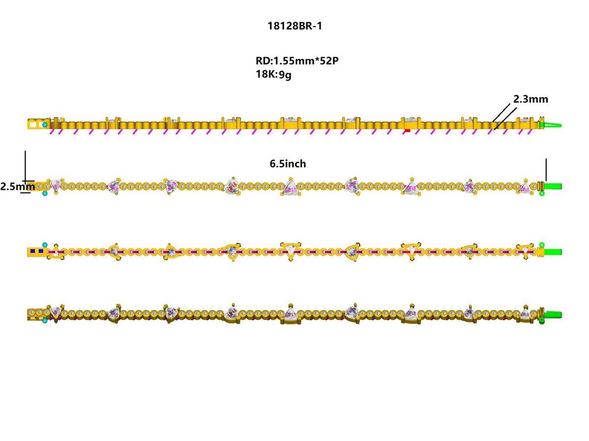 18128BR Bracelet With Diamonds
