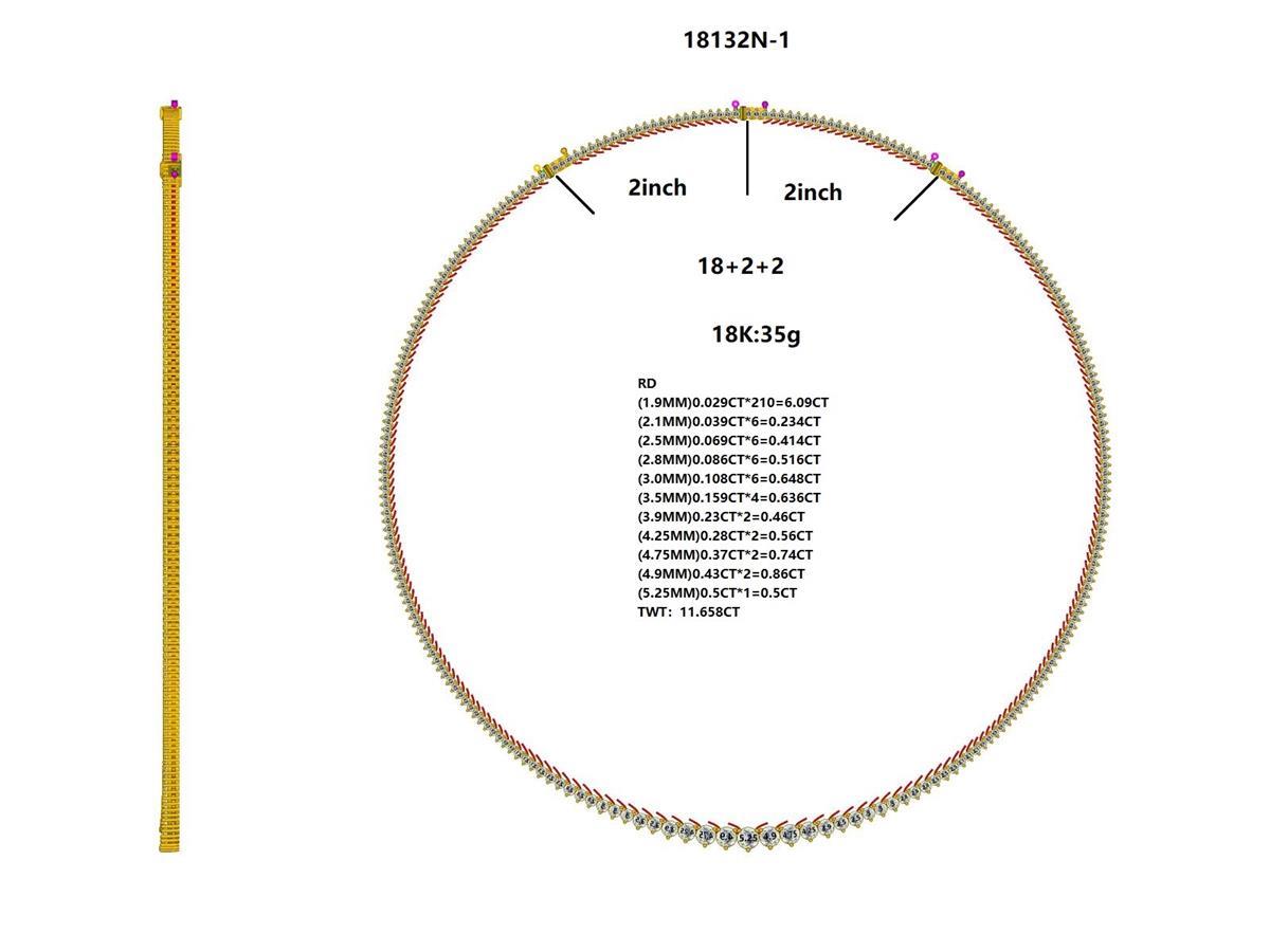 18132N Necklace With Diamond
