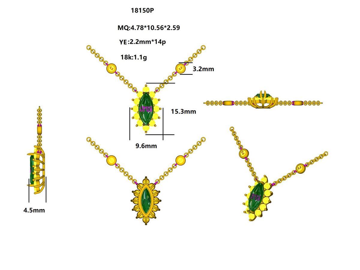 18150P Pendant With Diamond