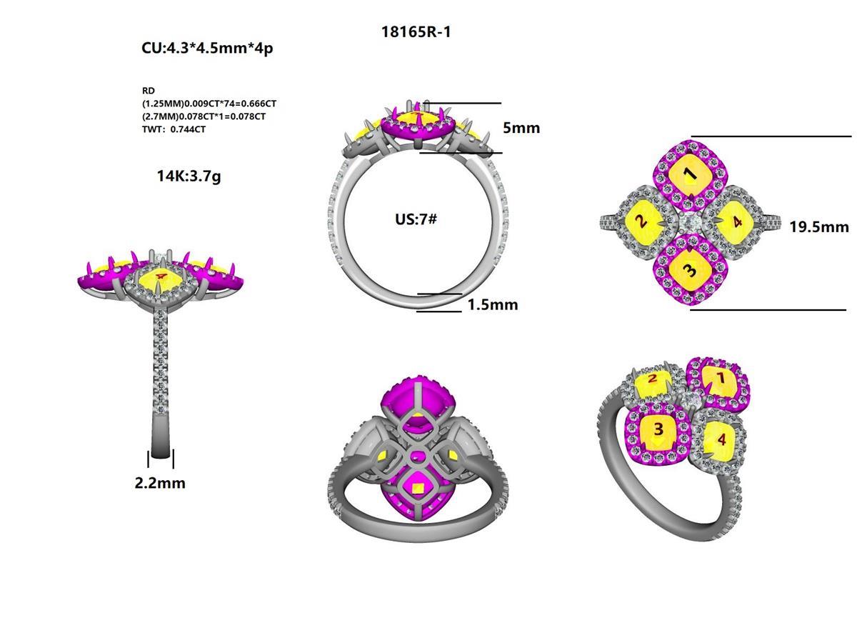 18165R Ring With Diamond