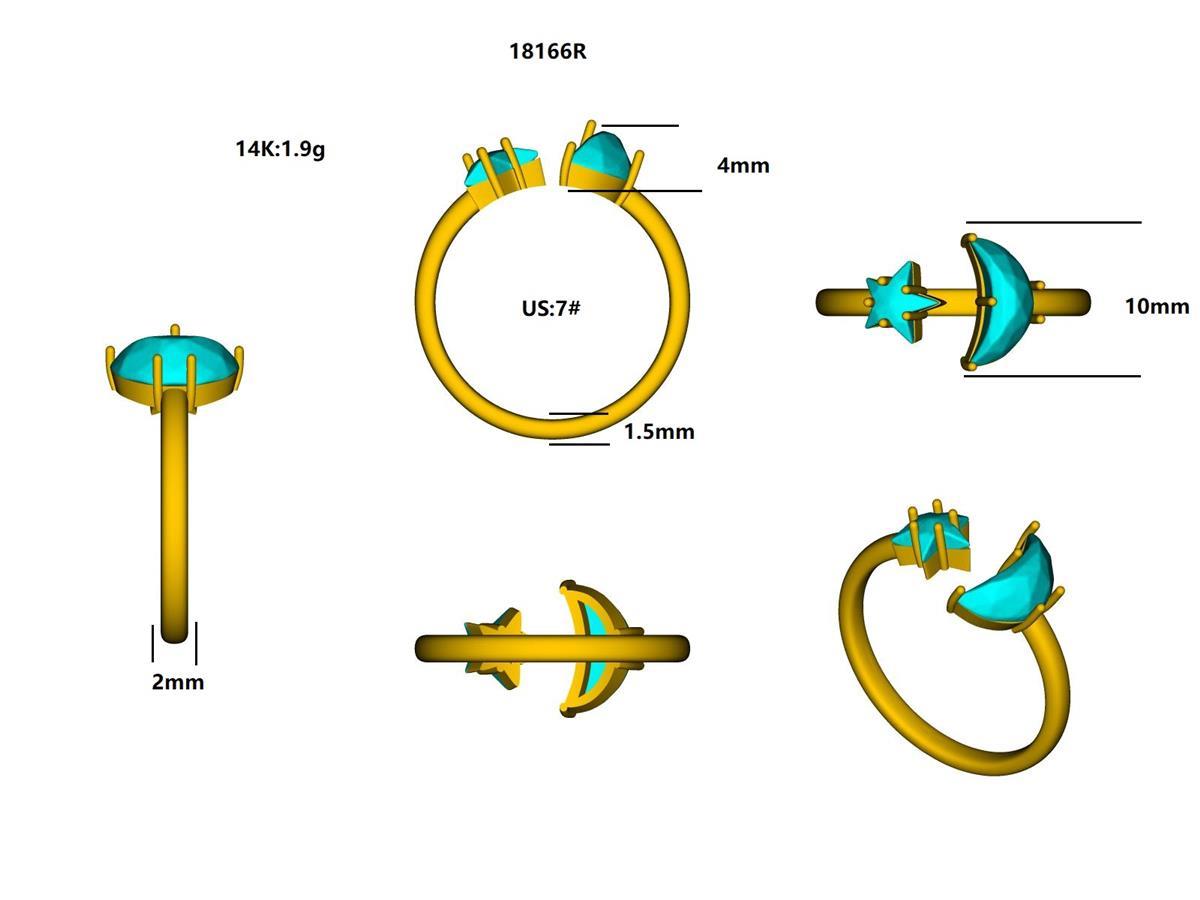18166R Ring With Diamond