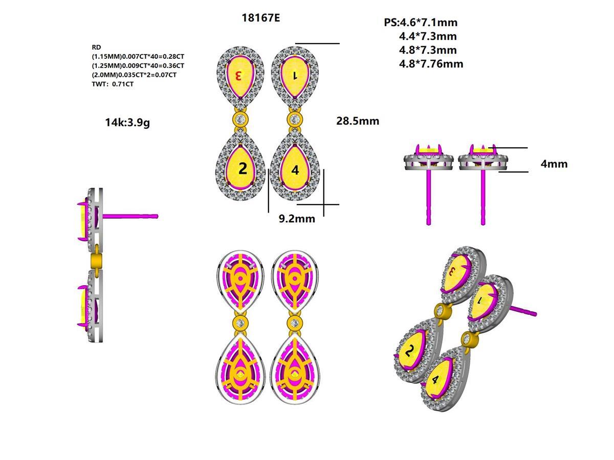 18167E Earring With Diamond