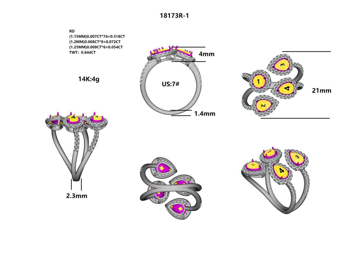 18173R Ring With Diamond