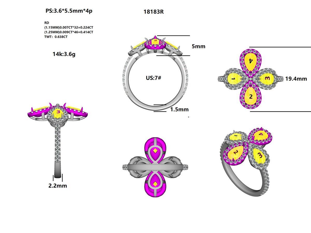 18183R Ring With Diamond