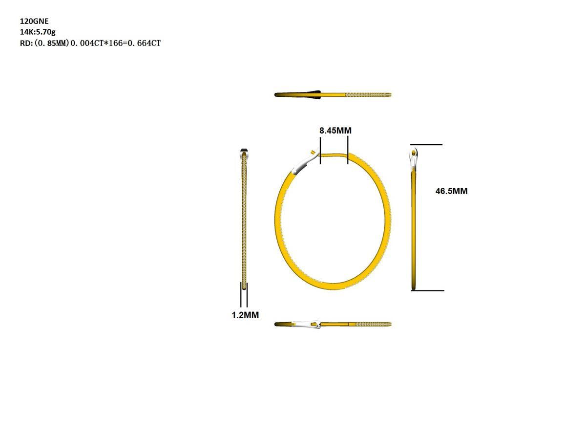 18184E Earring With Diamond
