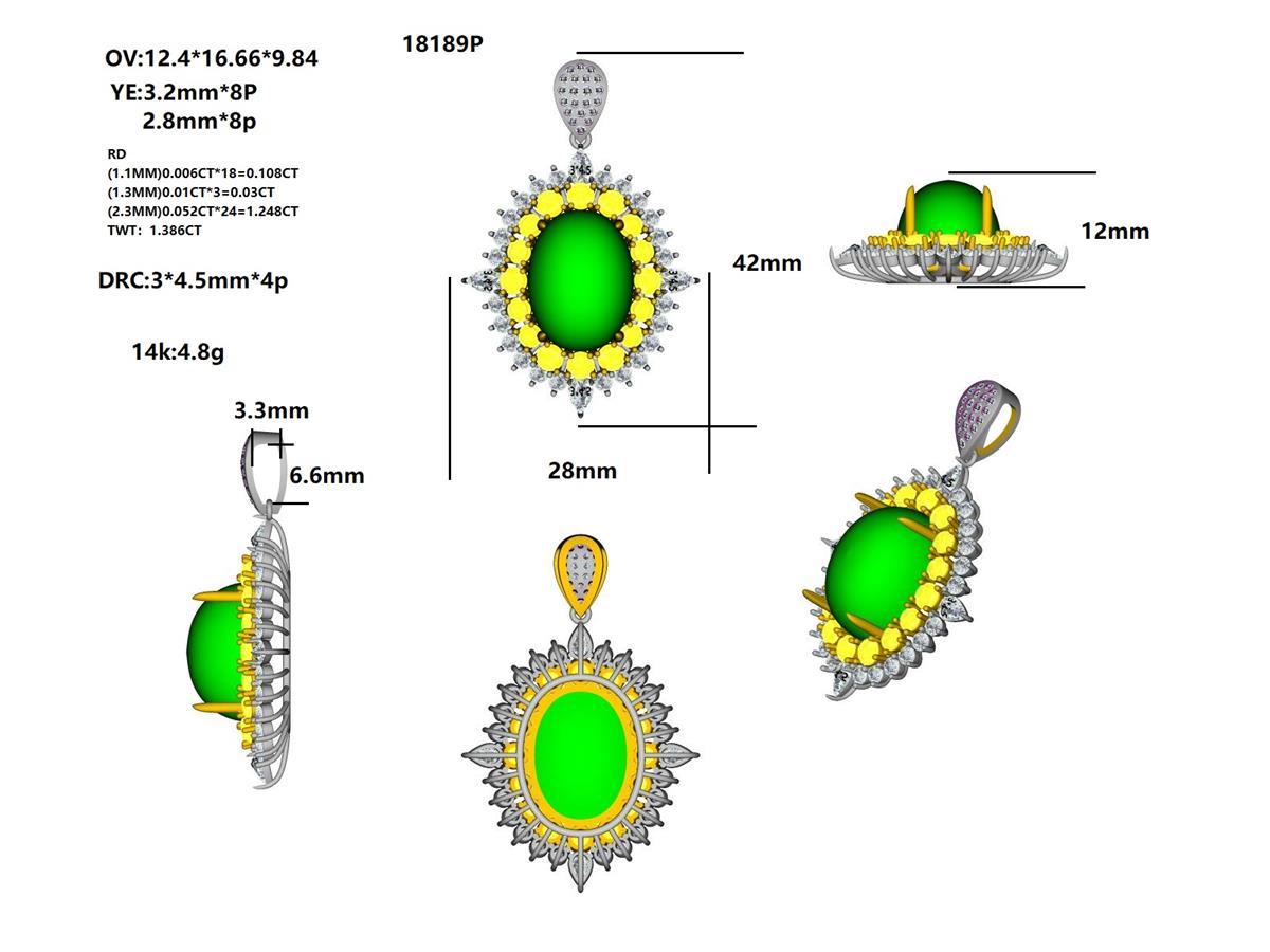 18189P Pendant With Diamond