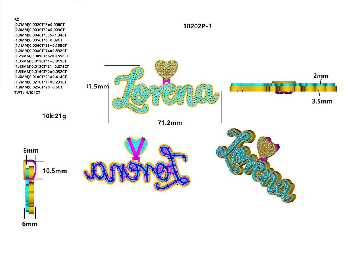 18202P Pendant With Diamond