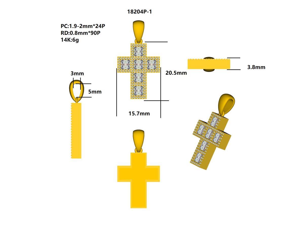 18204P Pendant With Diamond
