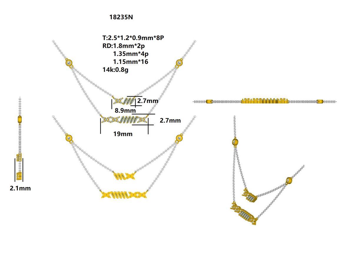 18235N Necklace With Diamond