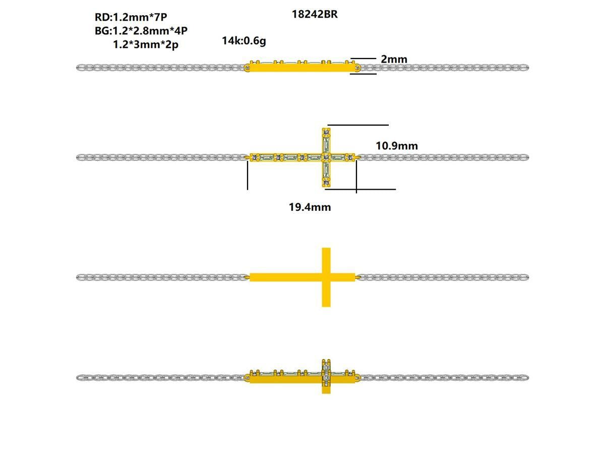 18242BR Bracelet With Diamonds