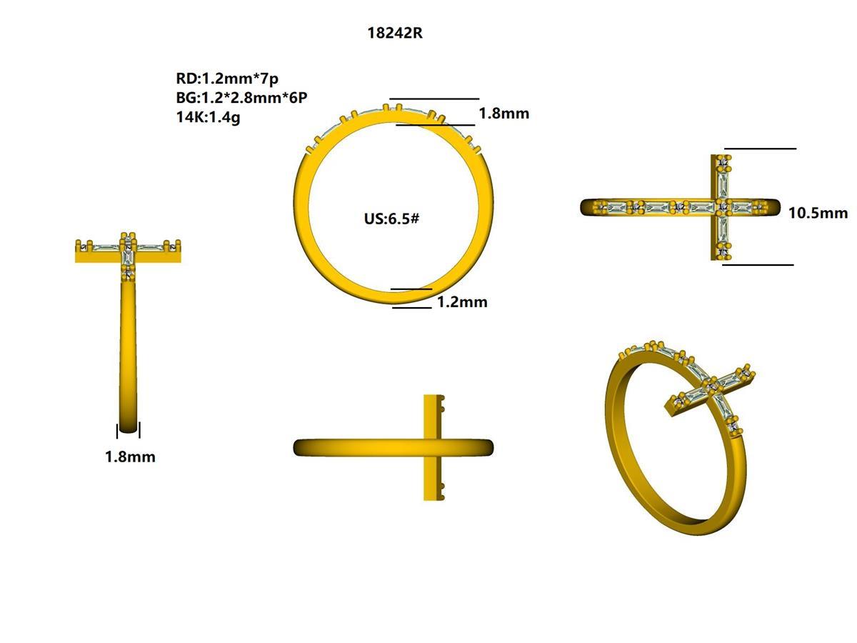 18242R Ring With Diamond
