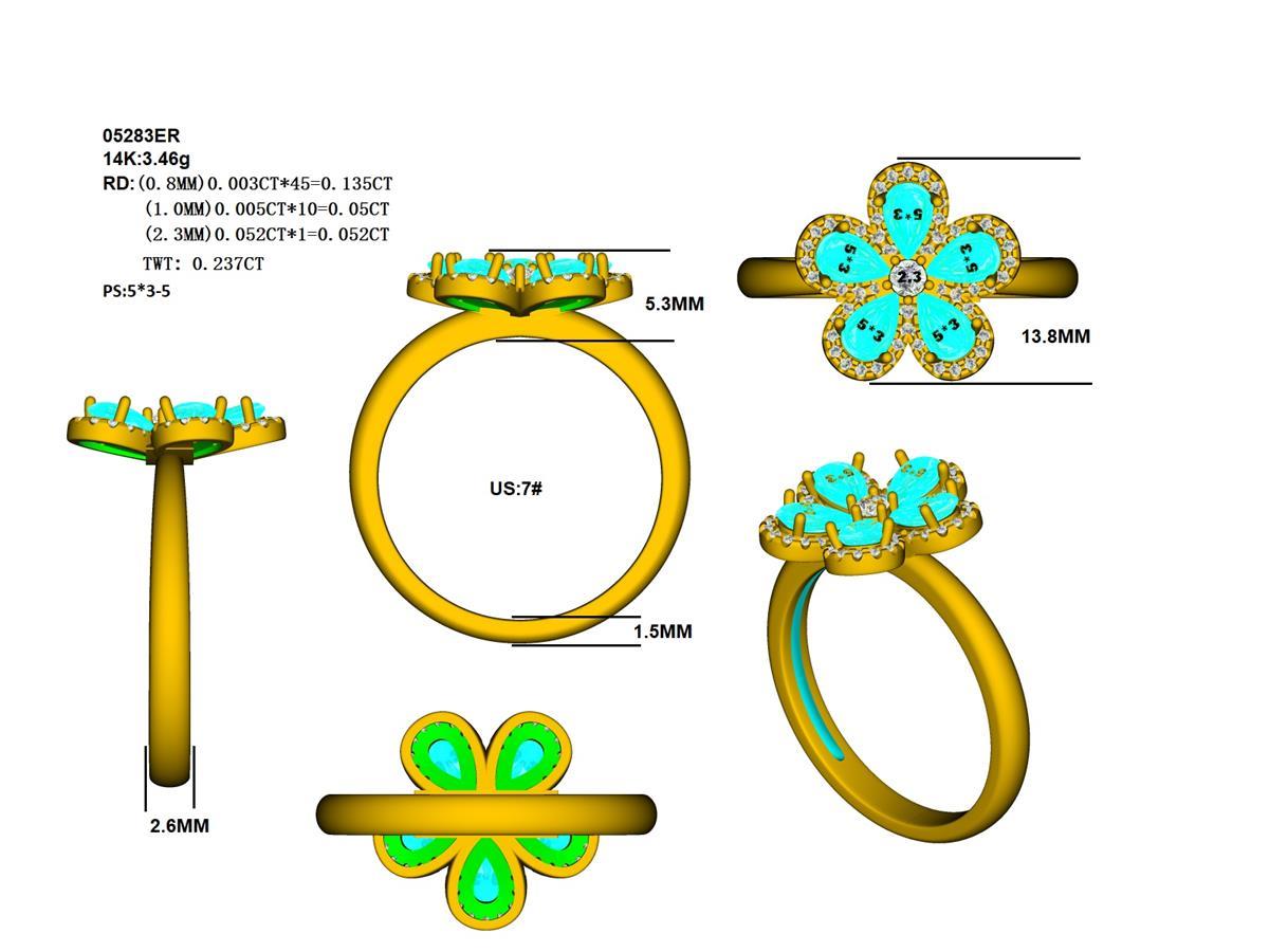 18245R Ring With Diamond