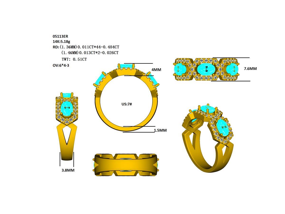 18246R Ring With Diamond