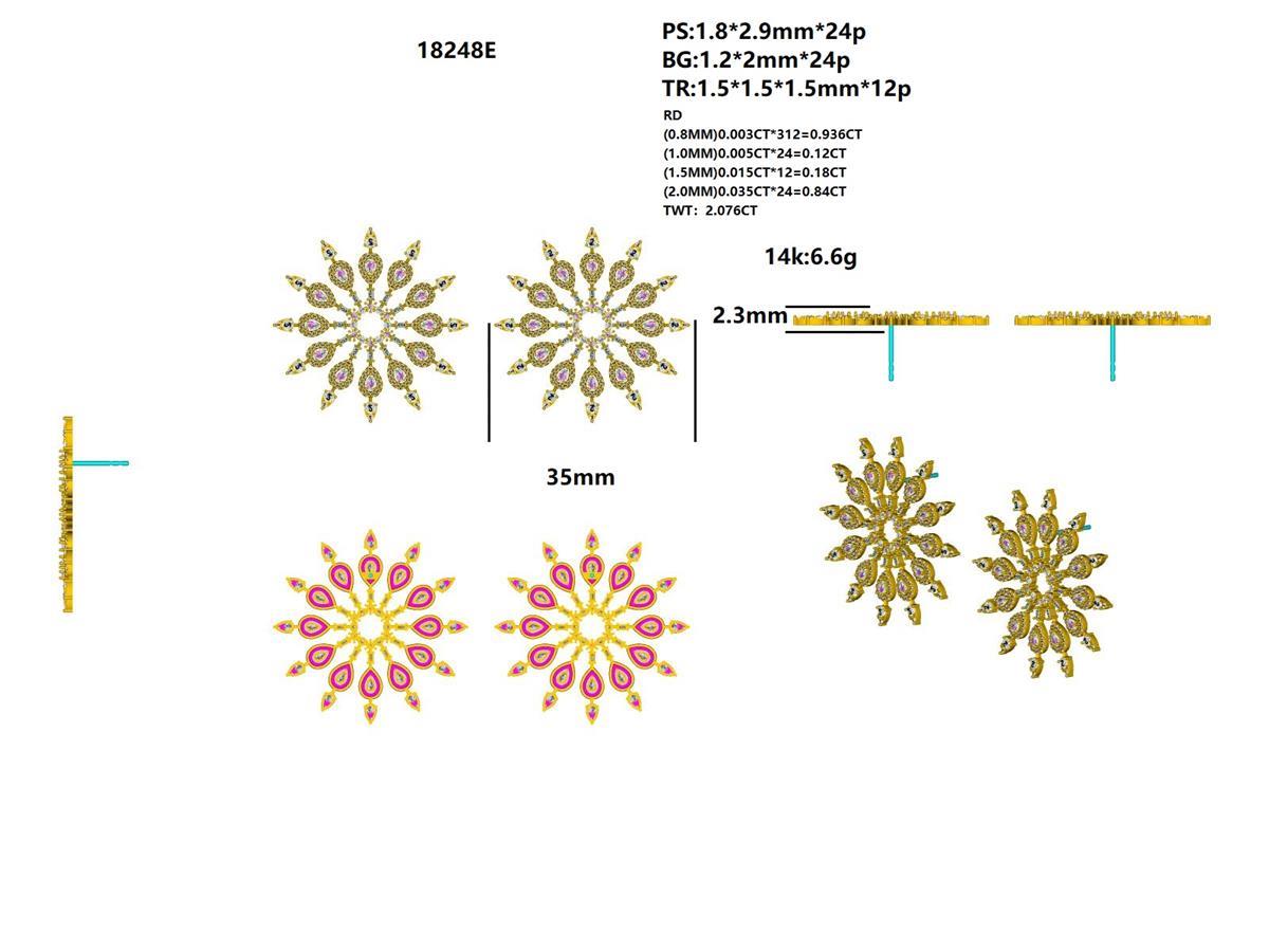 18248E Earring With Diamond