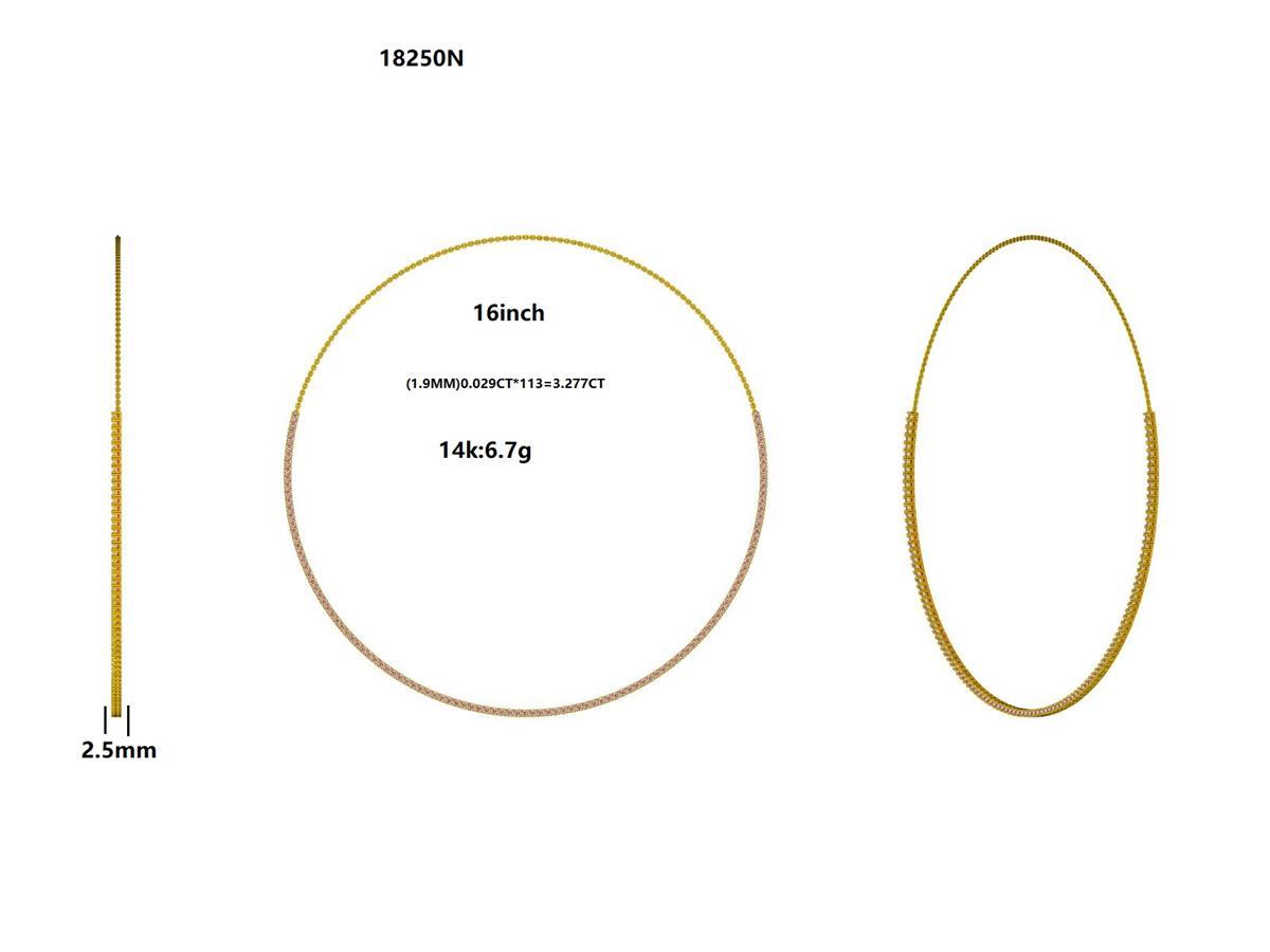 18250N Necklace With Diamond