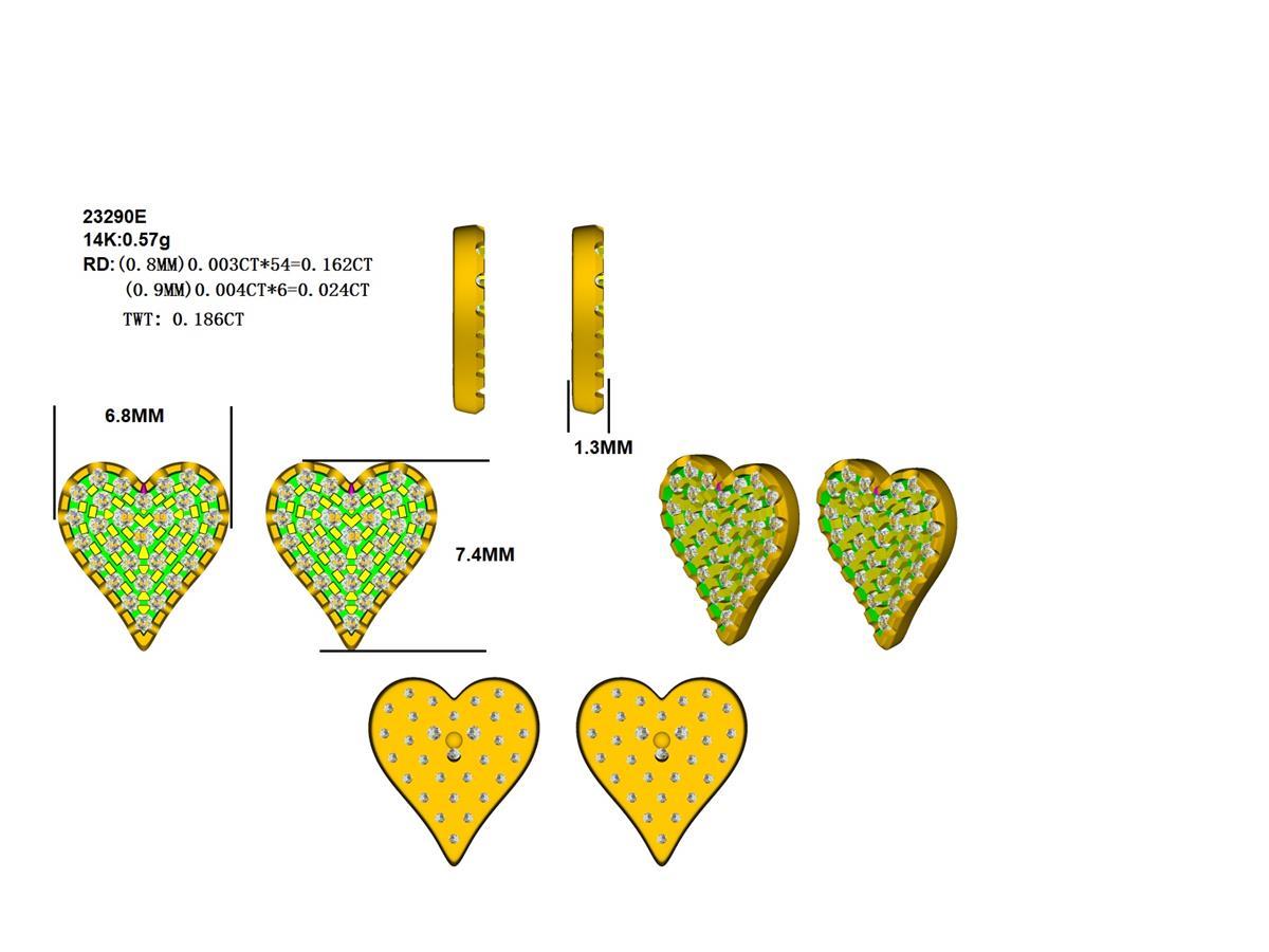 18274E Earring With Diamond