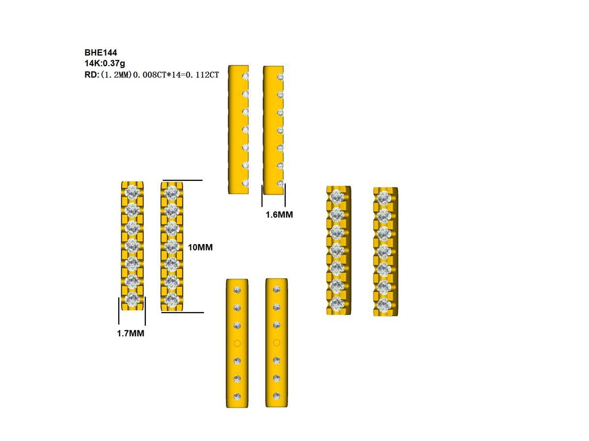 18277E Earring With Diamond