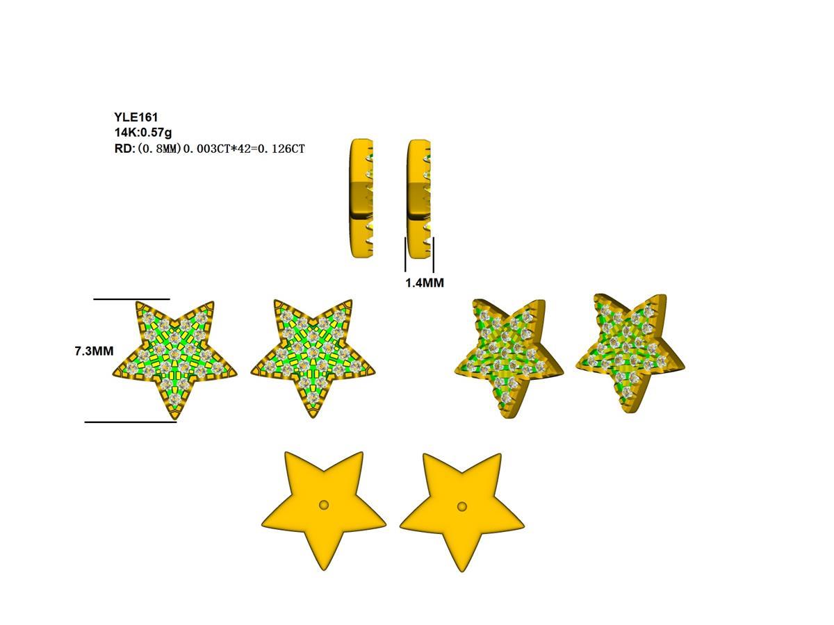 18280E Earring With Diamond