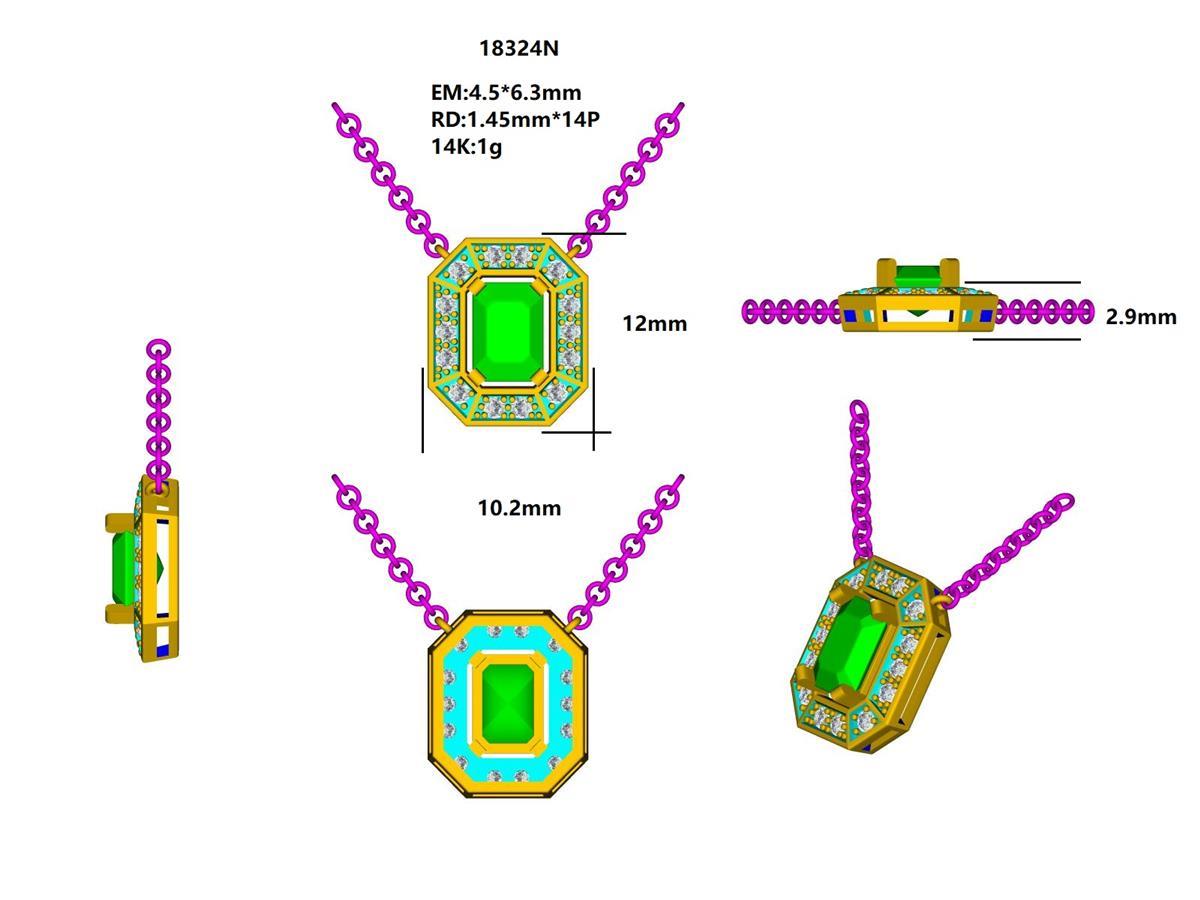 18324N Necklace With Diamond
