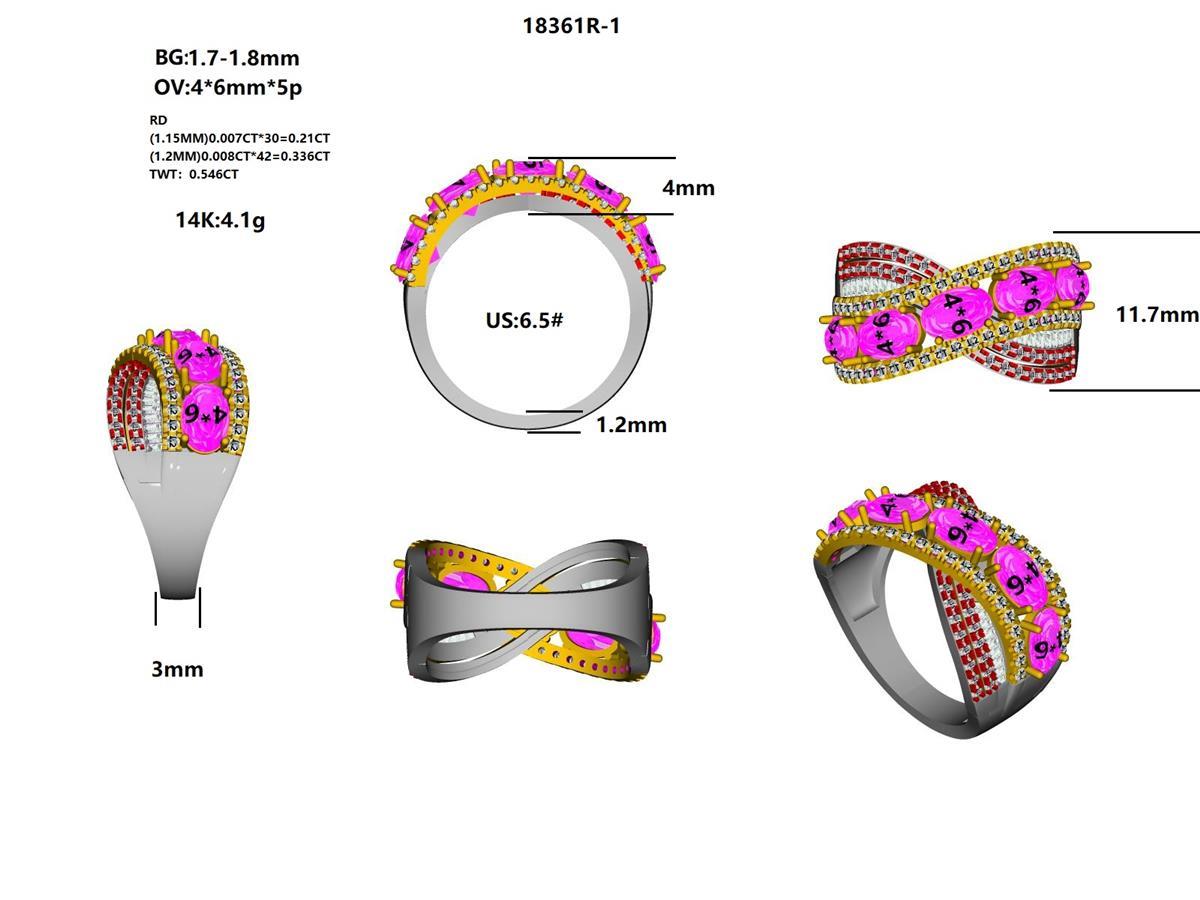 18361R Ring With Diamond