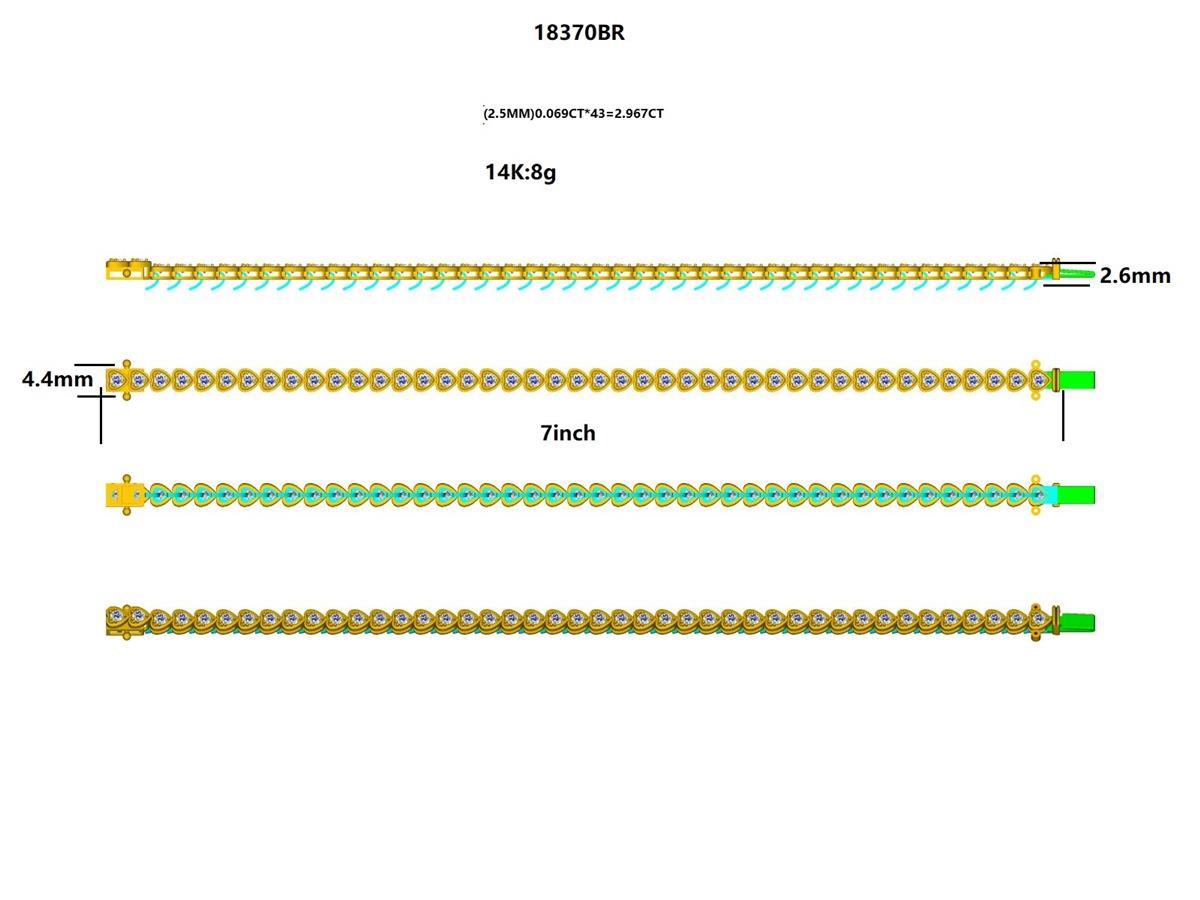 18370BR Bracelet With Diamonds