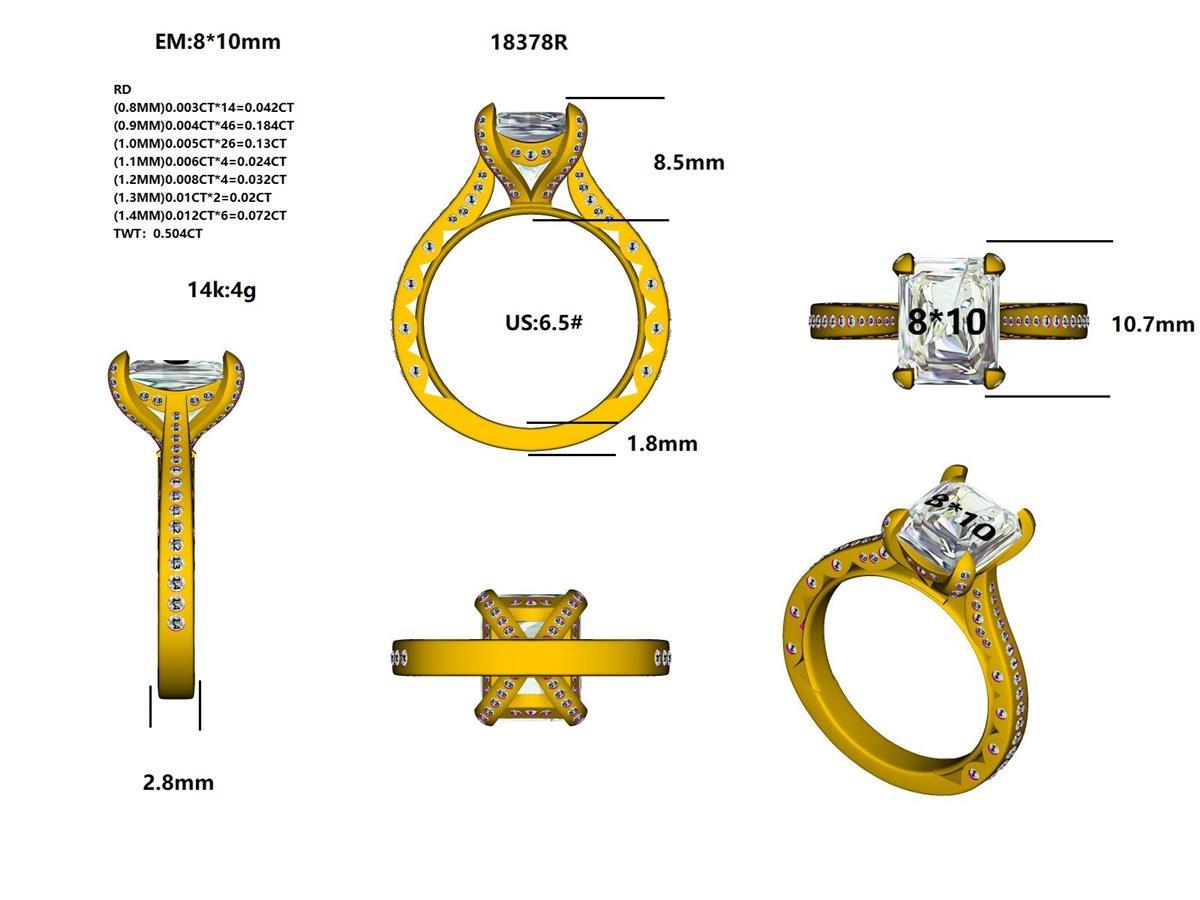 18378R Ring With Diamond