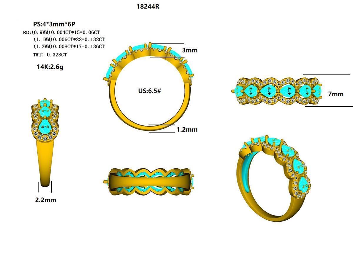 18379R Ring With Diamond