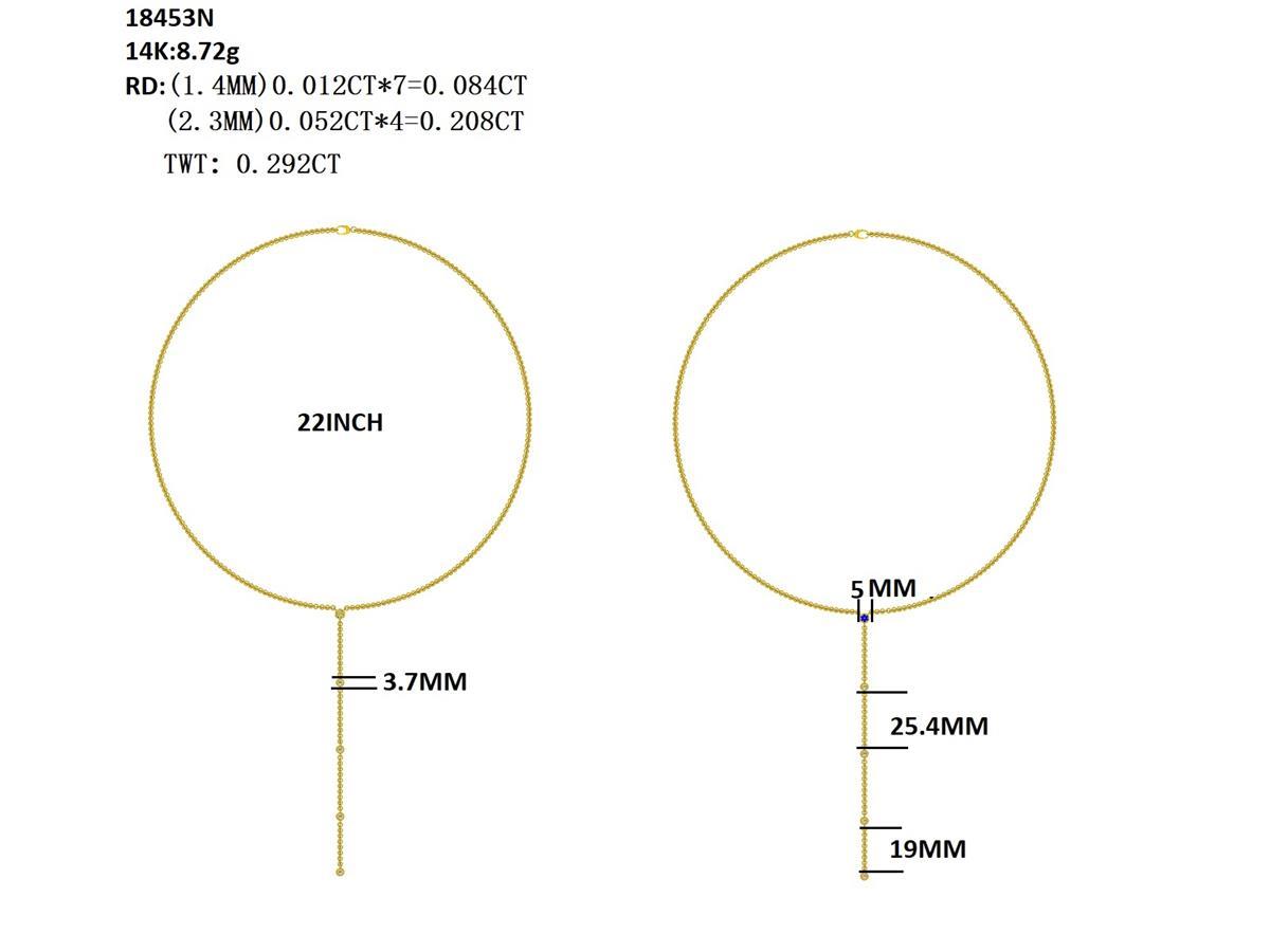 18453N Necklace With Diamond