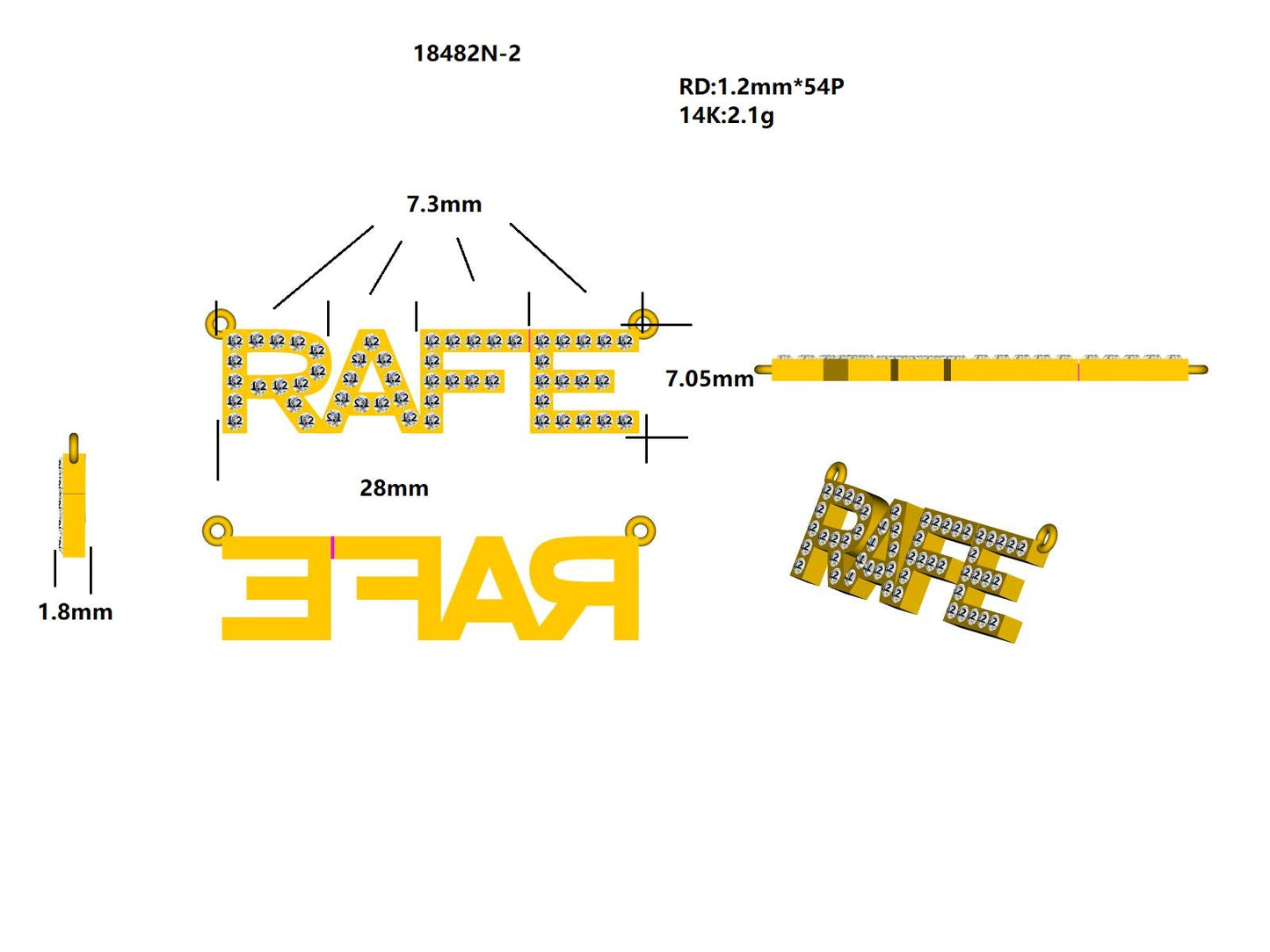 18482N Necklace With Diamond