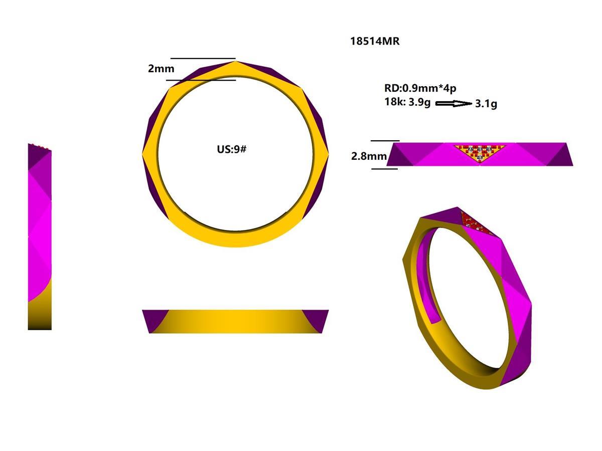 18514MR Ring With Diamond