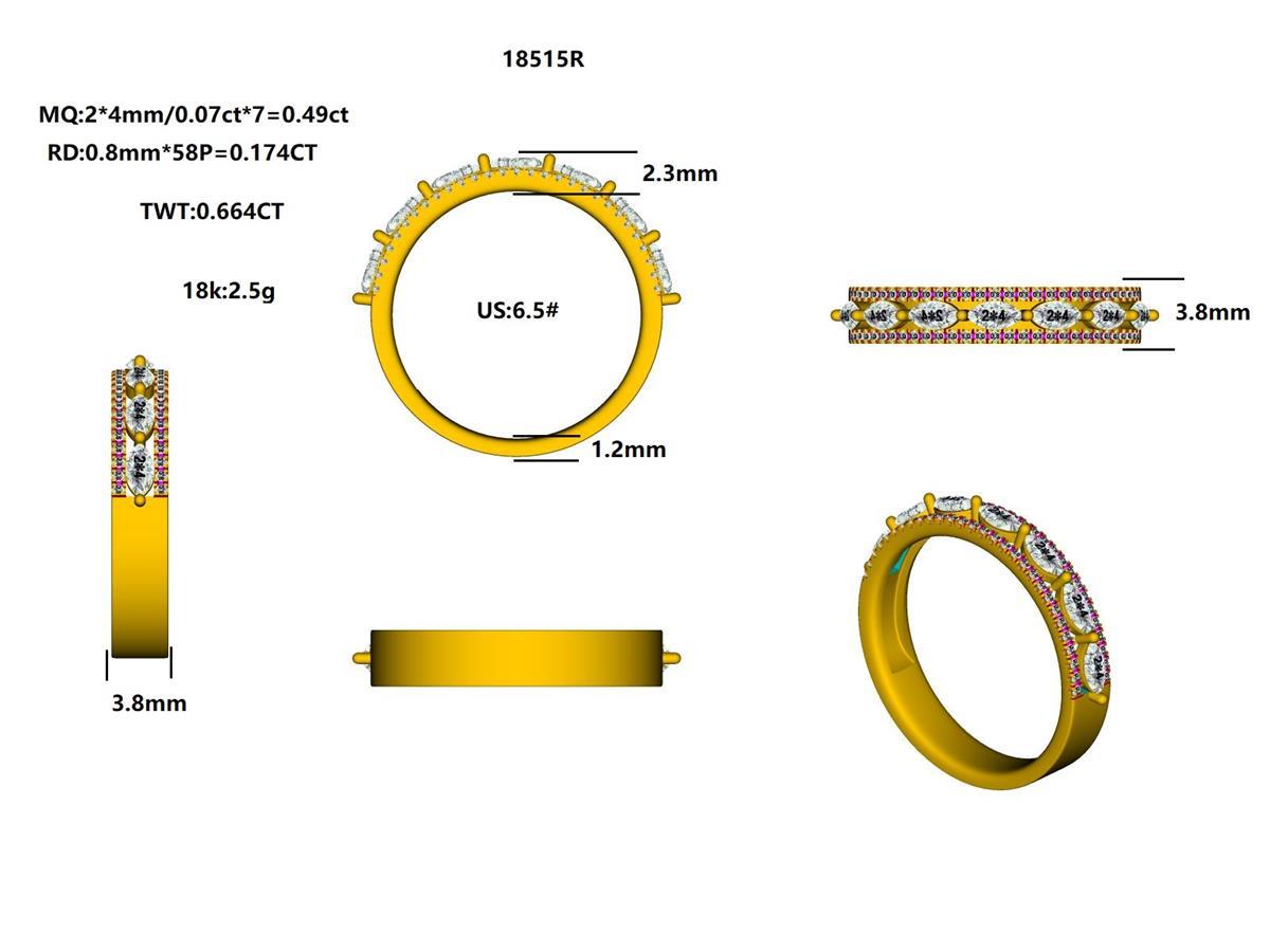 18515R Ring With Diamond