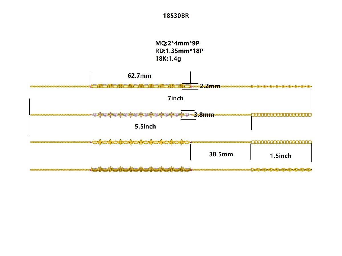 18530BR Bracelet With Diamonds