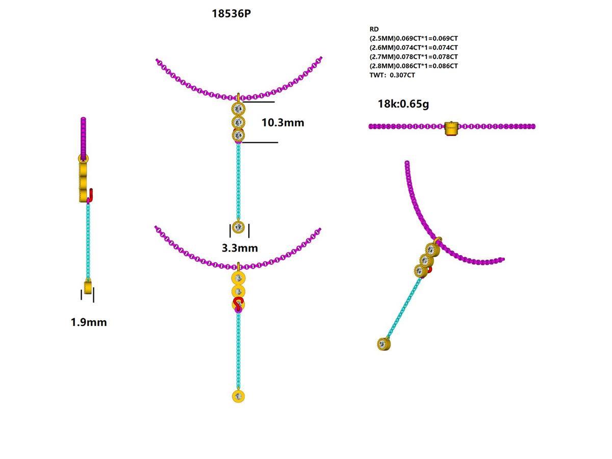 18536P Pendant With Diamond
