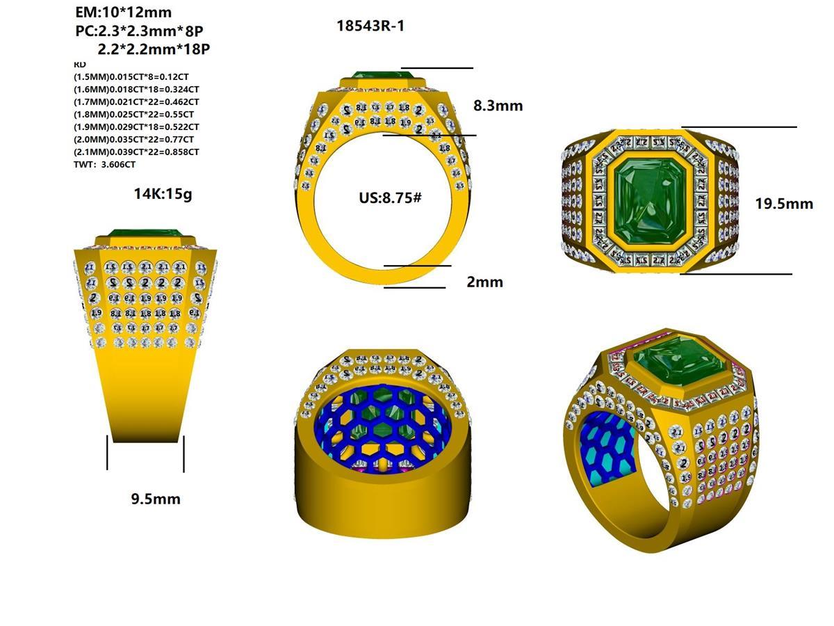 18543R Ring With Diamond