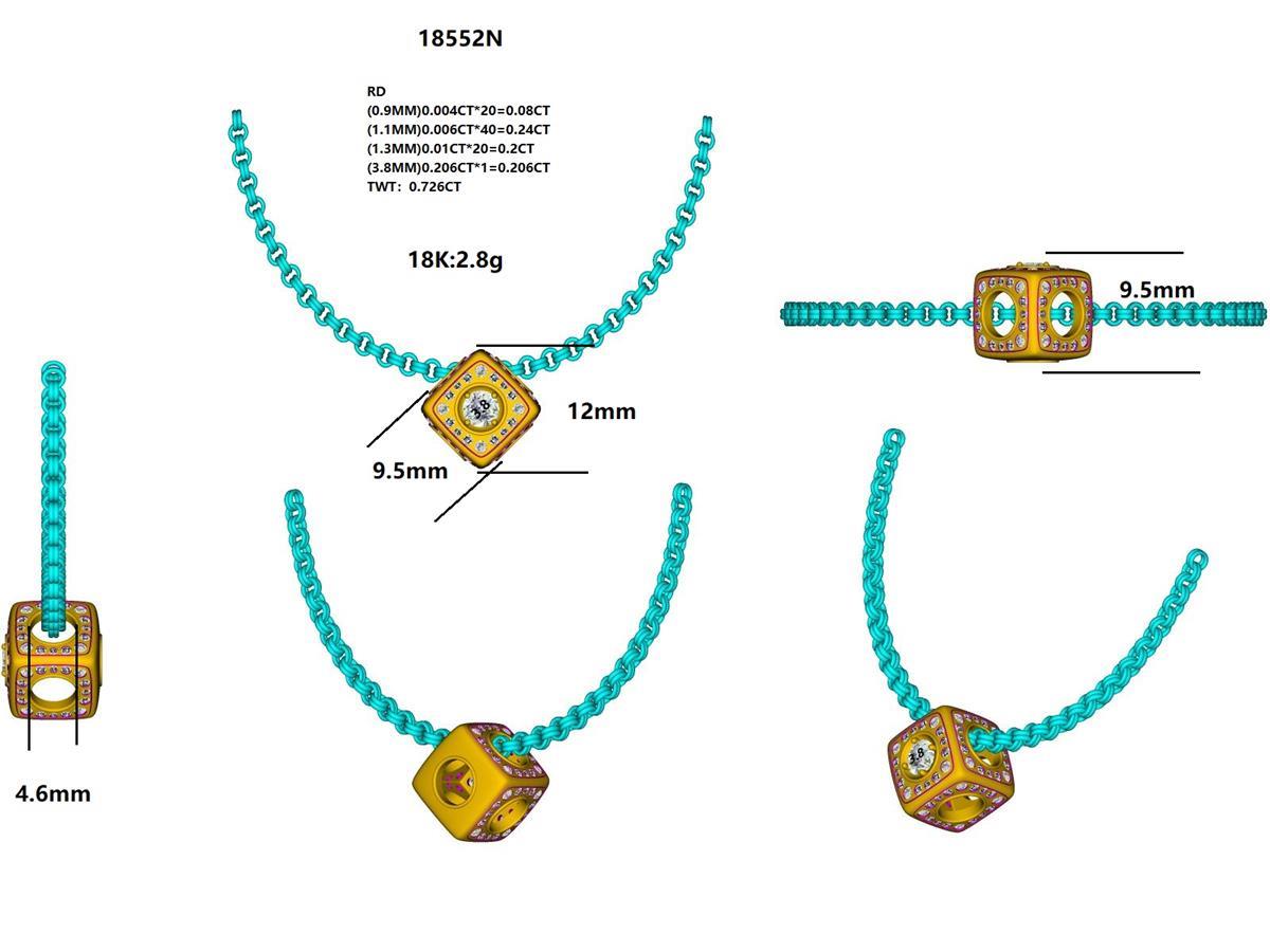 18552N Necklace With Diamond