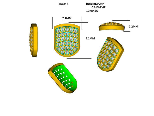 16201P - Pendant with Diamonds