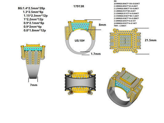 17913R - RING WITH DIAMOND