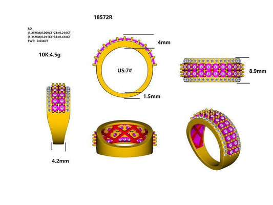 18572R - RING WITH DIAMONDS
